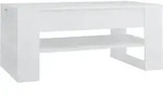 vidaXL Couchtisch Wei&szlig; 102x55x45 cm Holzwerkstoff