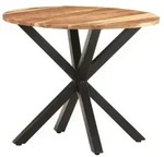 vidaXL Beistelltisch : Gr&ouml;&szlig;e - 68x68x56 cm, Material - Akazie Massivholz