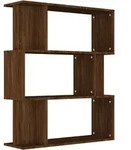 vidaXL B&uuml;cherregal/Raumteiler Braun Eiche 80x24x96 cm Holzwerkstoff