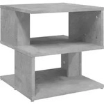 vidaXL Beistelltisch Betongrau 40x40x40 cm Holzwerkstoff