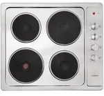 Klarstein Appetito 4 Elektrokochfeld 4 Platten 6 Stufen 5500 Watt Edelstahl Silber