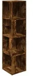 vidaXL Eckregal R&auml;uchereiche 33x33x132 cm Holzwerkstoff
