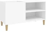 vidaXL Plattenschrank Wei&szlig; 84,5x38x48 cm Holzwerkstoff