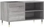 vidaXL Plattenschrank Grau Sonoma 85x38x48 cm Holzwerkstoff