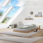 Erst-Holz Niederflurbett Bettrahmen Studenten Futon Bodenbett 90x200 Buche...