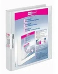 Veloflex Pr&auml;sentationsringbuch Velodur A4 2-Ring 25mm Ringdurchmesser wei&szlig;