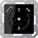 Jung SCHUKO Steckdose A 1520-15 CA SW A1520-15CASW