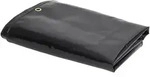 vidaXL Abdeckplane 650 g/m2 3x3 m Schwarz