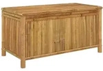 vidaXL Gartentruhe 110x52x55 cm Bambus