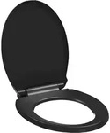 vidaXL Toilettensitz mit Absenkautomatik und Quick-Release Schwarz