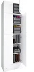 VCM LonaXXL Schuhschrank 6 T&uuml;ren 1 Schublade wei&szlig;.