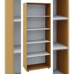 VCM Vandol I Universalschrank ohne T&uuml;ren mit 4 Regalen Buche dekor.