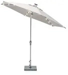 Kettler EASY ALLROUND LED Kurbelschirm &Oslash;300cm mit PU-Beschichtung silber /...