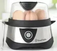 Russell Hobbs 14048-56, Russell Hobbs Eierkocher f&uuml;r 7 Eier 14048-56 Stylo (Schwarz,
