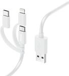 Hama 0,48 Gbit/s Stecker USB A auf Micro-USB B 1 m 201535 (Wei&szlig;) 00201535