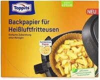 Toppits 1050 Backpapier f&uuml;r Hei&szlig;luftfritteusen 20 St&uuml;ck 20cm Rund