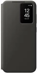 Geldb&ouml;rsenh&uuml;lle f&uuml;r Samsung Galaxy S24 FE Smart View Wallet Case (Schwarz)