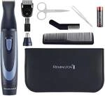 Remington Haarschneider Batterie 2 Aufsteckk&auml;mme NE3890 Travel Kit 13-teilig (Blau)