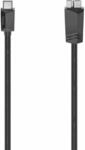 Hama 5 Gbit/s Stecker USB C auf Micro-USB A 0,25 m 200654 (Schwarz) 00200654