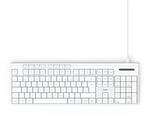 Hama Heimb&uuml;ro Tastatur USB 173053 CK-200 (Wei&szlig;) 00173053