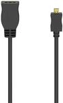 Hama 10,2 Gbit/s Stecker Gerade HDMI auf HDMI Typ A (Standard) Buchse 0,1 m 205168