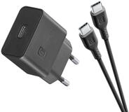 Cellular Line USB-C Charger Kit 15W USB-C-Auflade-KIT 15W Schnelles und sicheres