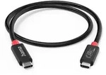 20 Gbit/s Stecker USB C auf USB C 1 m 200788 (Schwarz) 