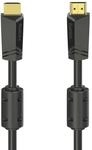 Hama 18 Gbit/s Stecker Gerade HDMI auf HDMI Typ A (Standard) 10 m 205009 (Schwarz)