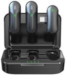 Technaxx TX-301 Dual Wireless Mini Mikrofon Set (Schwarz) 5212