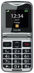 Beafon 2G Smartphone 5,59 cm (2.2 Zoll) Single SIM Fold 10 (Schwarz, Silber)
