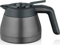 Severin 5571000, Severin Karaffe (Anthrazit, Schwarz, Geb&uuml;rsteter Stahl) TK5571