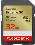 Sandisk SDHC Speicherkarte 32 GB Class 3 (U3) Extreme Go 226984