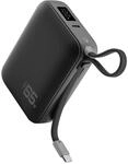 Cellular Line 20000 mAh Powerbank USB Typ-C Pocket (Schwarz) PBPOCKET20000K
