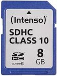 Intenso SDHC Speicherkarte 8 GB Klasse 10 3411460