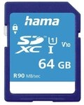 Hama SDXC Speicherkarte 64 GB Class 1 (U1) Klasse 10 124136 00124136