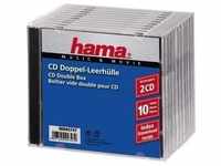 Hama CD Double Jewel Case Standard, Pack 10 00044747