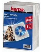 Hama 00083895 DVD-Leerhülle Standard 5er-Pack Hama 00083895 DVD-Leerhülle Standard 5er-Pack