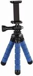 Hama 3 Bein(e) Stativ Smartphone-/Action-Kamera 004610 Flex (Schwarz, Blau) 00004610
