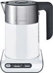 Bosch TWK8611P, Bosch 1,5 l Wasserkocher 2400 W (Anthrazit, Edelstahl, Wei&szlig;)