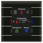 MDT Glastaster KNX II Smart Display Temperatursensor sw