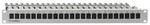Rutenbeck Patchpanel PP-Cat.6A iso-24/1 482x44x114 lichtgrau