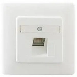 Rutenbeck Datenanschlussdose Cat6 flex 1xRJ45s Unterputz reinweiss