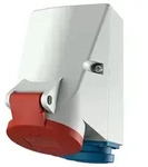 Mennekes CEE-Wanddose TwinCONTACT 1650 16A5P 6H400V IP44