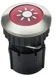 Grothe Klingeltaster PROTACT 105 LED rot V2A