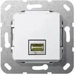 GIRA Einsatz Modular Jack 569503 RJ45 Cat.6a 10 Gbit Kupplung rw