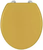 WENKO WC-Sitz Mod. Prima Senfgelb matt MDF, FSC zertifiziert 25792100