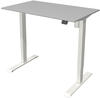 Höhenverstellbarer Schreibtisch Move 1 100 x 60 cm - Lichtgrau/Weiß