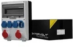 Baustromverteiler TD 2x16A 4x230V Stromverteiler Mennekes Doktorvolt DV-6084-D