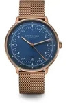 STERNGLAS - HAMBURG - Dunkelblau Bronze - milanaiseband / 42 MM