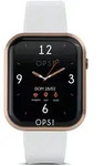 OPS!SMART - CALL - white- rosegold alu- plastic case + white strap